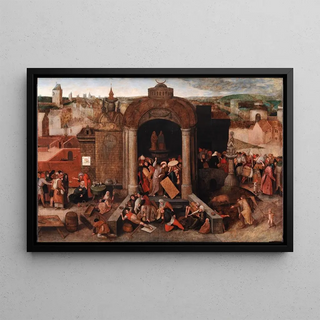Hieronymus Bosch - Christ Driving the Traders from the Temple.webp