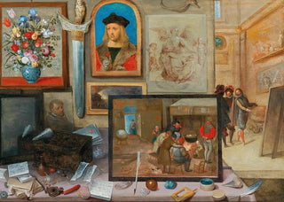 Hieronymus Francken II - A Painter In His Workshop.webp
