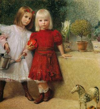 Hilda et Franzi von Matsch, les enfants de l'artiste - Franz von Matsch