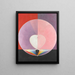 Colombes n° 2 - Hilma af Klint — kehystetty taideteos seinällä