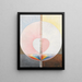 Groupe IXUW n° 25 La Colombe n° 1 - Hilma af Klint — kehystetty taideteos seinällä