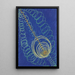 Chaos primordial n° 16 Série WUROSEN Groupe 1 - Hilma af Klint — kehystetty taideteos seinällä