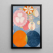 Chaos primordial n° 16 Série WUROSEN Groupe 1 - Hilma af Klint — kehystetty taideteos seinällä