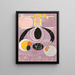 Les dix plus grands n° 6 - Hilma af Klint — kehystetty taideteos seinällä