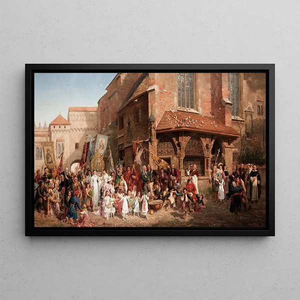 Hipolit Lipiski - The Corpus Christi Procession.webp