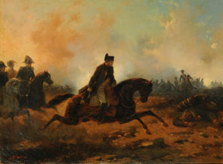 Napoléon chargeant à Waterloo - Hippolyte Bellangé — näkymä teoksesta