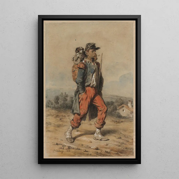 Hippolyte Bellang - Soldier with Dog.webp
