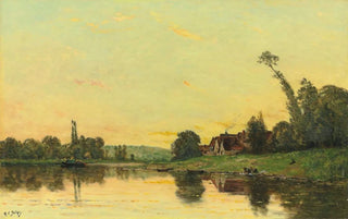 Hippolyte Camille Delpy - Soleil Couchant Portejoie.webp