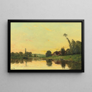 Hippolyte Camille Delpy - Soleil Couchant Portejoie.webp