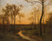 Auringonlasku - Hippolyte Camille Delpy — näkymä teoksesta