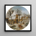 Talvi - Pieter Brueghel nuorempi — kehystetty taideteos seinällä