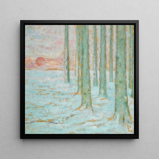Hiver dans la forêt - William Degouve de Nuncques