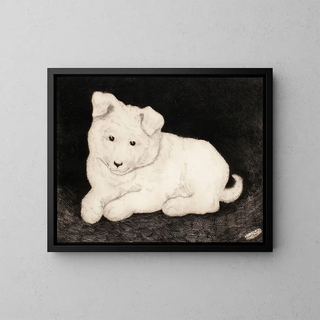 Hjalmar Hagelstam - Sneggie White Puppy.webp