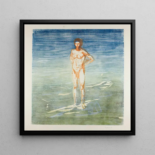Homme se baignant - Edvard Munch