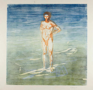 Homme se baignant - Edvard Munch