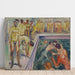 Maalauksen jäljennös Hommes nus dans une piscine - Edvard Munch