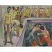 Maalauksen jäljennös Hommes nus dans une piscine - Edvard Munch