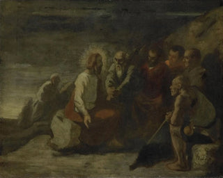 Kristus ja hänen opetuslapsensa - Honoré Daumier — näkymä teoksesta