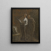Collectionneurs d'estampes - Honoré Daumier — kehystetty taideteos seinällä