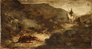 Honor Daumier - Don Quixote and the Dead Mule.webp
