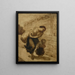 Le Fardeau - Honoré Daumier — kehystetty taideteos seinällä