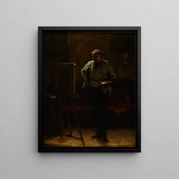 Le Peintre - Honoré Daumier — kehystetty taideteos seinällä