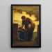 Pyykkäri - Honoré Daumier — kehystetty taideteos seinällä