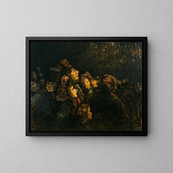 Raketit - Honoré Daumier — kehystetty taideteos seinällä
