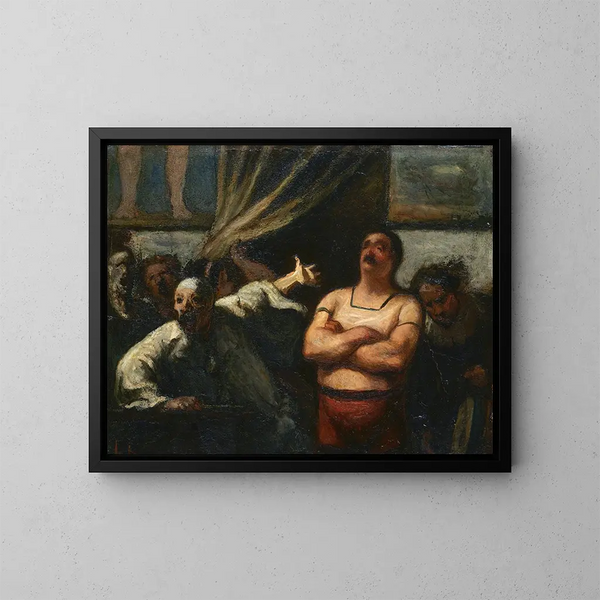 Lihasvoimainen Maalaus - Honoré Daumier — kehystetty taideteos seinällä