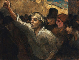 La Révolte - Honoré Daumier — näkymä teoksesta