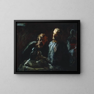 Honor Daumier - Two Sculptors.webp
