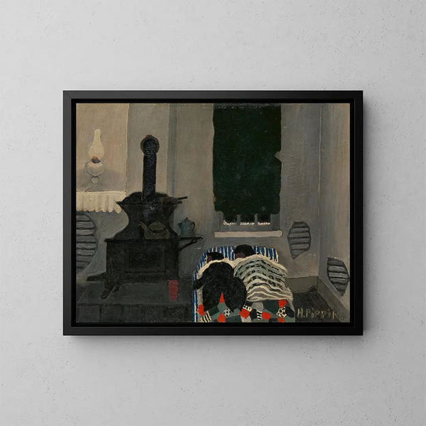 Endormi - Horace Pippin — kehystetty taideteos seinällä