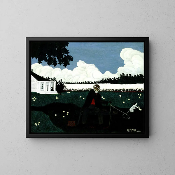 Vieux Joe Noir - Horace Pippin — kehystetty taideteos seinällä