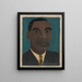Autoportrait II - Horace Pippin — kehystetty taideteos seinällä