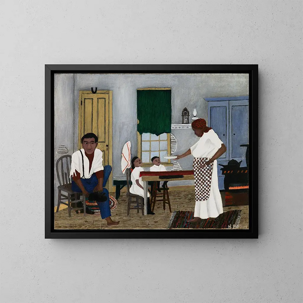Sunnuntain aamiaispäivästä - Horace Pippin — kehystetty taideteos seinällä