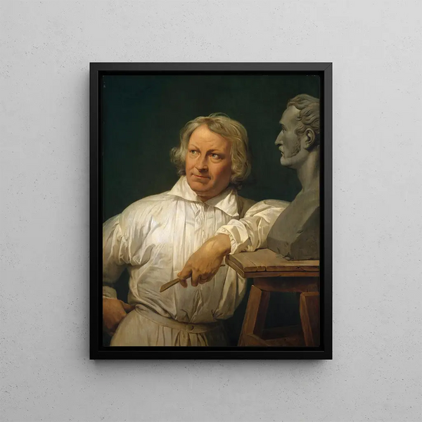 Horace Vernet - Bertel Thorvaldsen 17681844 with the Bust of Horace Vernet.webp