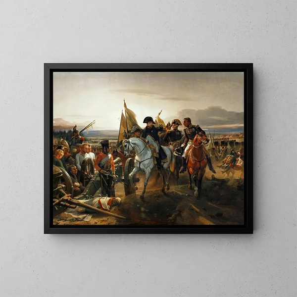 Friedlandin taistelu, kesäkuu 1807 - Horace Vernet — kehystetty taideteos seinällä