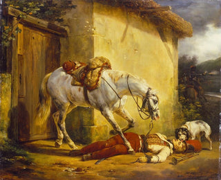 Le Trompetteur blessé - Horace Vernet — näkymä teoksesta