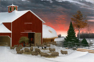 Horatio Shaw - Barnyard In Winter.webp
