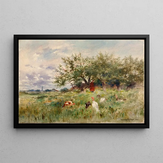 Horatio Walker - Watching The Turkeys.webp