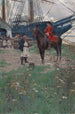 Virginian plantaatio-laituri - Howard Pyle — näkymä teoksesta