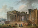 Un caprice architectural avec un artiste esquissant au premier plan - Hubert Robert — näkymä teoksesta