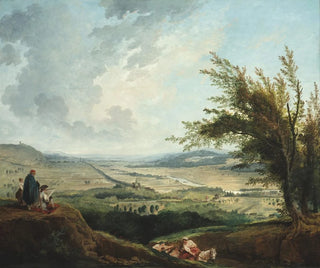 Hubert Robert - An extensive landscape near Paris.webp