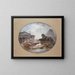 Caprice architectural - Hubert Robert — kehystetty taideteos seinällä
