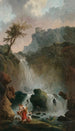 Vesiputous - Hubert Robert — näkymä teoksesta