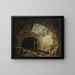 La violation des caveaux des rois dans la basilique de Saint-Denis en octobre 1793 - Hubert Robert — kehystetty taideteos seinällä