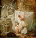 Lavandière et enfant - Hubert Robert — näkymä teoksesta