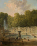 Lavandières dans un parc - Hubert Robert — näkymä teoksesta