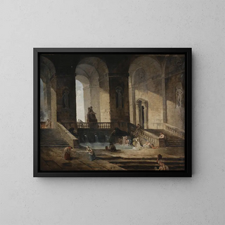 Hubert Robert - Lavandires dans une architecture romaine.webp