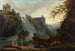 Tivolin Vesiputouksista - Hubert Robert | Maalaus — näkymä teoksesta